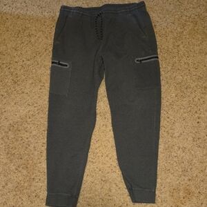Old Navy Men's Dark Gray Cargo Joggers